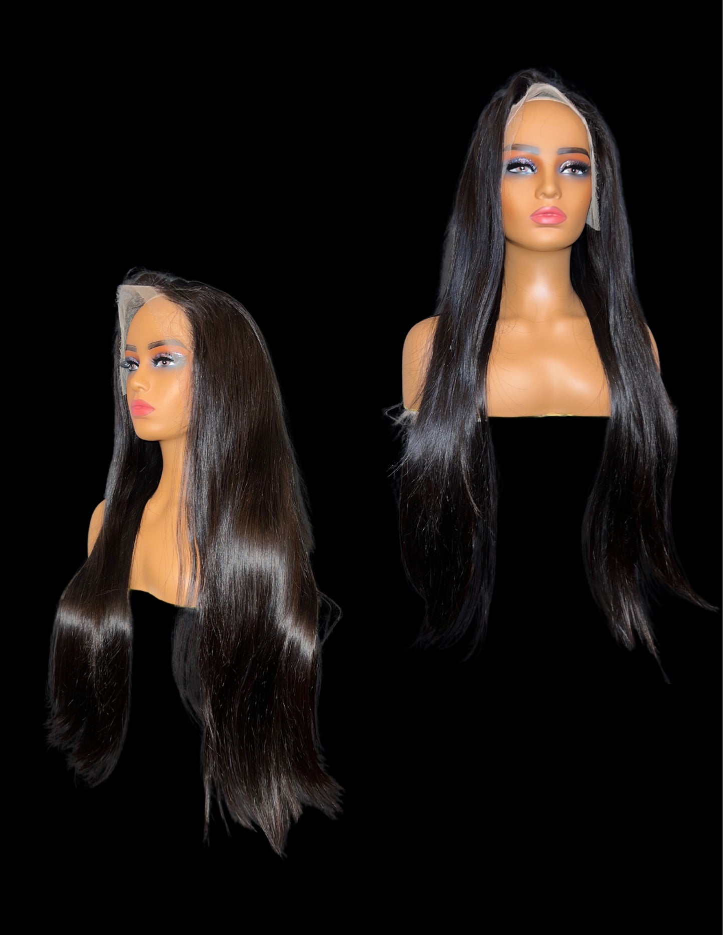 Straight HD Frontal Wig (natural black
