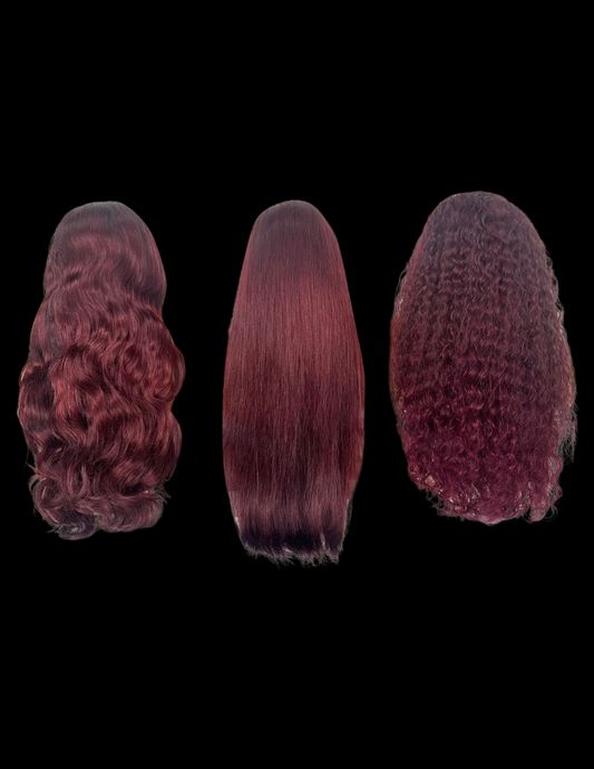 Burgundy HD Frontal Wig